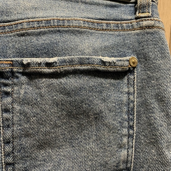 7 For All Mankind‎ Luxe Vintage High-Waist Ankle Skinny Jeans w/ Lurex Stripe 28 - Picture 5 of 10